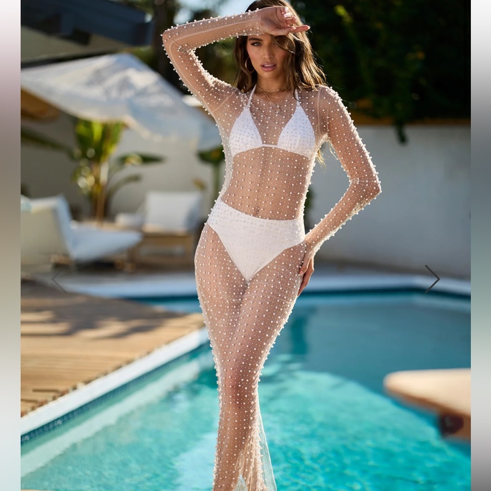 Beach bunny sheer dress